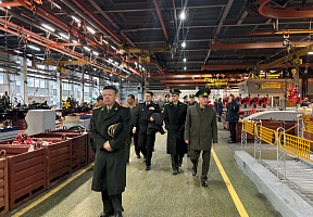 Foreign military attachés accredited in the Republic of Belarus visited Minsk Tractor Works JSC and the Institute of Border Service of the Republic of Belarus